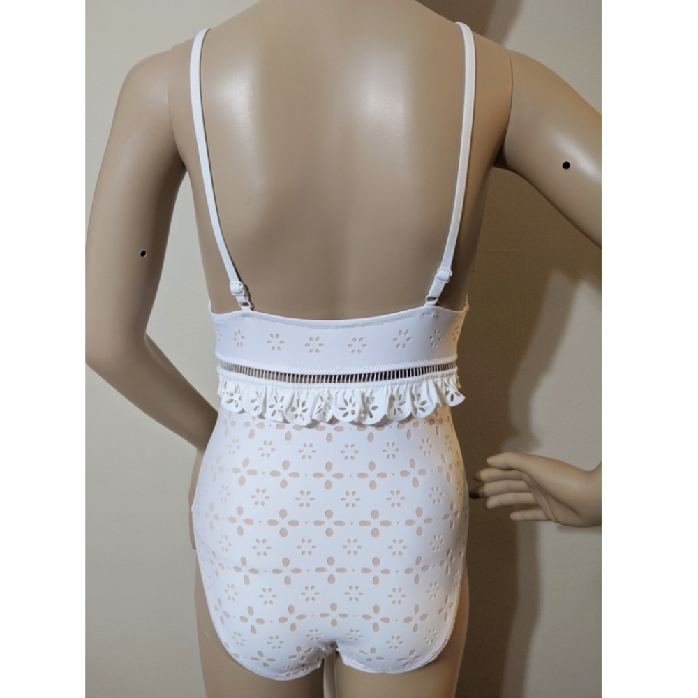 🚫SOLD🆕NWOT JCrew Scalloped Ruffle Plugging One - Picture 4 of 8